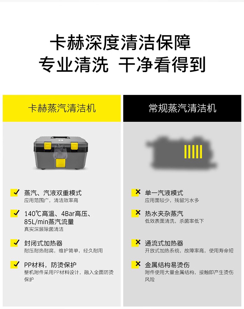 卡赫SG 4/2 Service蒸汽清洗机 Karcher高温清洗机