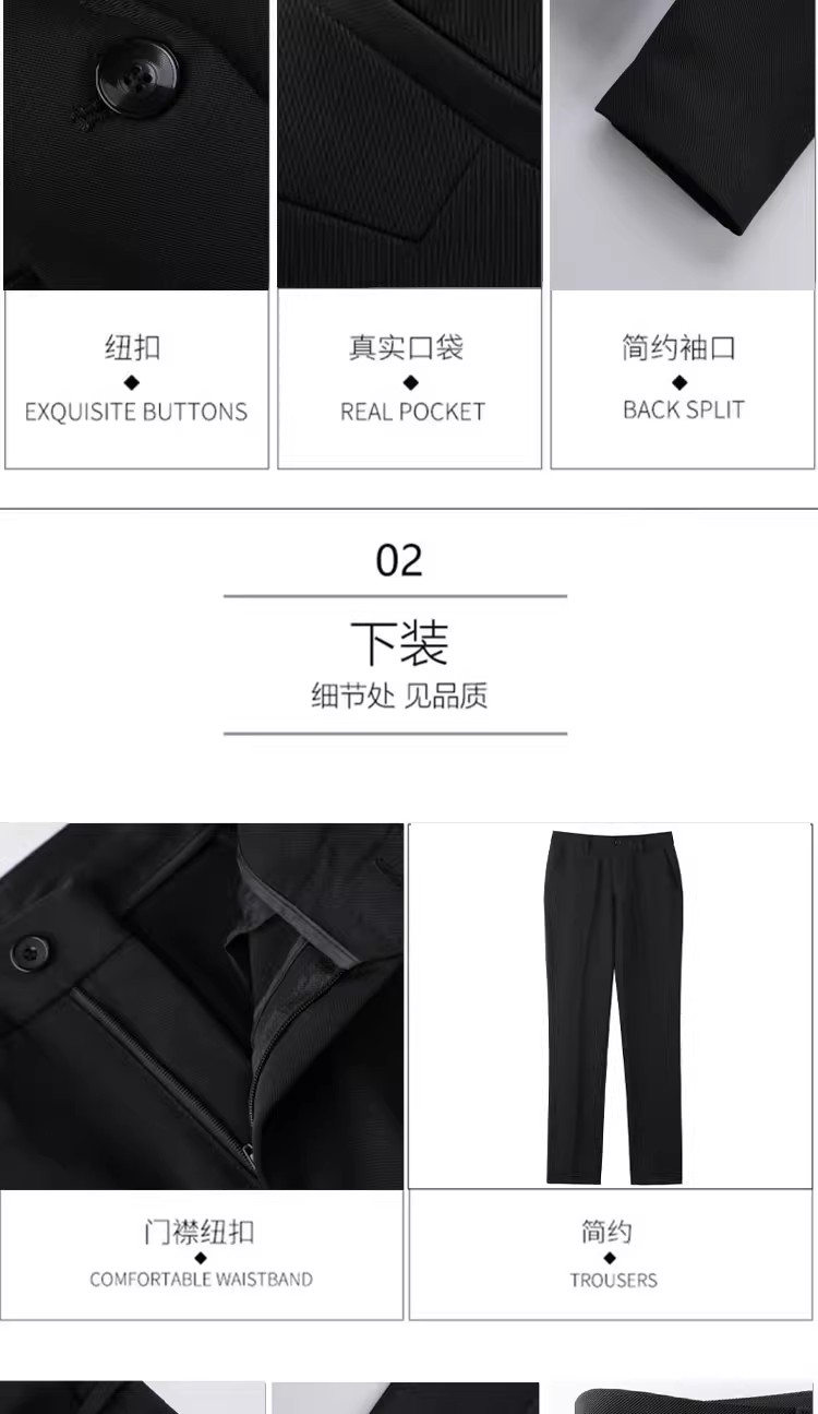 正装物业管家工作服女套装职业西装外套公务员工作黑色小西服行政服饰